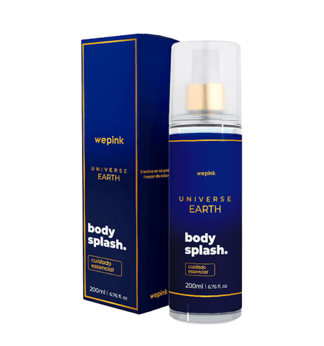 Body Splash Universe Earth Desodorante Colônia 200ml - Wepink