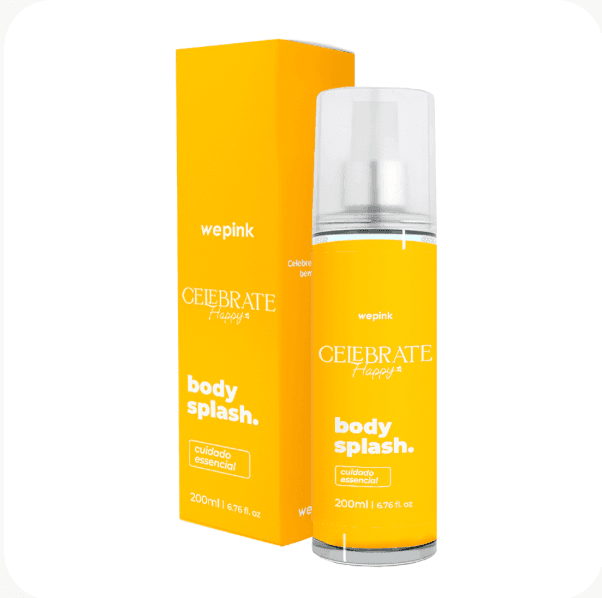 Body Splash Celebrate Happy Desodorante Colônia 200 ml - Wepink